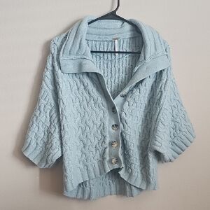 Free People Mae Short Sleeve Cardigan
